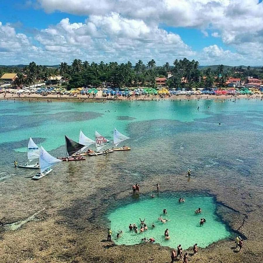 Flat Bem Localizado, Confortavel E A 150 Metros Do Mar Pôrto das Galinhas Buitenkant foto